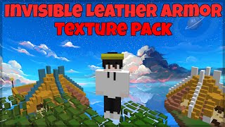 Invisible Leather ArmorHeadband Texture Pack  Solo Bedwars ASMR [upl. by Colwen353]