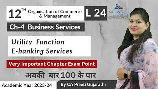 Class 12  OCM  Chapter 4  Business Services  L 24  HSC Board  Maharashtra Board [upl. by Zoltai616]