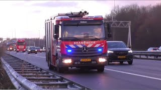 Brandweer Politie en Ambulance met spoed onderweg in Velserbroek Haarlem en Velsen Zuid [upl. by Ah]