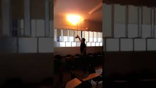 Bomba de Gás Hidrogênio H2 Experimento em Sala de Aula FAVAG Engenharia Civil [upl. by Moritz]