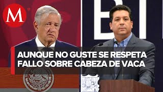 quotHay que respetar decisiónquot AMLO tras fallo de la Corte en caso García Cabeza de Vaca [upl. by Eolhc]