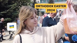 Orthodox Easter in Ukraine Kyiv 2024 [upl. by Crowe383]