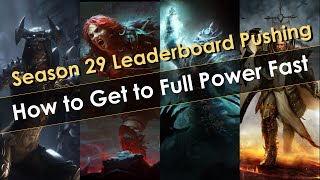 How to go From 70 to Max Power in Diablo 3 Season 29 [upl. by Nitsid]