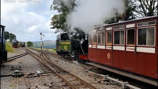 Lynton amp Barnstaple 242T LYN 762 leaves Woody Bay with an afternoon train on August 24th 2024 [upl. by Sardse]