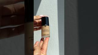 Giorgio Armani Luminous silk foundation 35 ✨ Olive undertone giorgioarmani foundation swatches [upl. by Ahsielat]