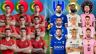 2016 Portugal 🆚 Al Hilal Madrid Inter Miami  Ronaldo Pepe Quaresma Neymar Messi Mbappe [upl. by Pendleton]