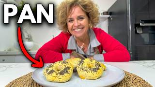 CÓMO HACER UN PAN BAGEL ANTIINFLAMATORIO RECETA SIN CULPAS  PAULA LARENAS [upl. by Aphra]