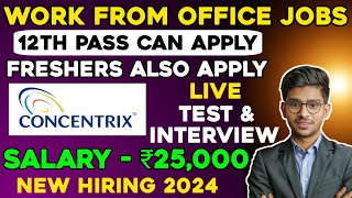 CONCENTRIX HIRING  LIVE TEST ANSWERS  WORK FROM HOME JOBS 2024  Online jobs at home  JOBS 2024 [upl. by Xonk478]