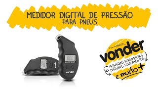 Medidor Digital de Pressão para Pneus VONDER [upl. by Alaikim76]