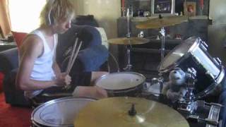 Eskimo Joe  Black Fingernails Red Wine drum cover [upl. by Zitah]