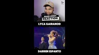 LYCA GAIRANOD amp DARREN ESPANTO live performance 10th Year Anniversary  SINGER HONEST REACTION [upl. by Irfan2]