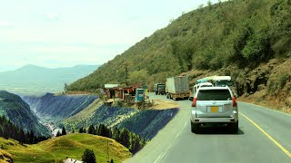 Road Moments through the extremely Valley  Mai Mahiu Kenya [upl. by Lubet944]