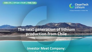 CLEANTECH LITHIUM PLC  Investor Presentation [upl. by Lowenstern708]