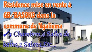 👉 RÉSIDENCE NOUVELLEMENT CONSTRUITE MISE EN VENTE NA QUARTIER BASOKOGB AVEC 4 CHAMBRES2 SALONSEtc [upl. by Marou512]