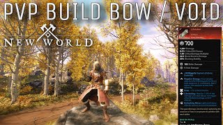 Bow Void PvP Build but With Lifetaker  New World [upl. by Heisser]