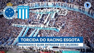 Final SulAmericana 2024  Torcida do Racing esgota ingressos e quer as entradas do Cruzeiro [upl. by Ellehcin]