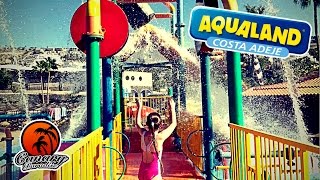 AQUALAND Costa Adeje Tenerife  Best water park for kids in Canarias [upl. by Kennet739]