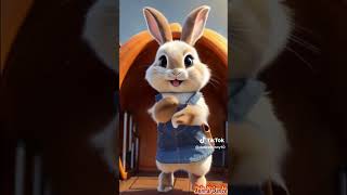 CONEJITOS CUTE BAILANDOmusic KATHYCONEJOS conejita rabbit CREDITOS A DANCEFUNNY10TIKTOK [upl. by Bron]