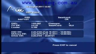 Altech UEC DSD 4121 Menu and EPG overview [upl. by Htir771]