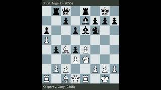 World Chess Championship 1993  Kasparov vs Short  Round 1 [upl. by Juakn74]