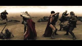 300  Astinos and Stelios Battle Scene  With TDKR Music [upl. by Ruhtracam75]