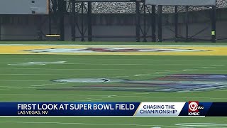 A look at the Chiefs49ers Super Bowl field [upl. by Nnylsia]