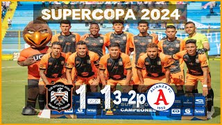 CD Águila vs Alianza FC 1132PKs FULL GAME ES Supercopa 2024 7132024 [upl. by Hairu604]