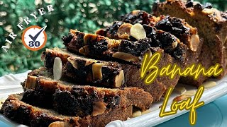 Banana Cake in Air Fryer  Easy Recipe [upl. by Yenahs165]