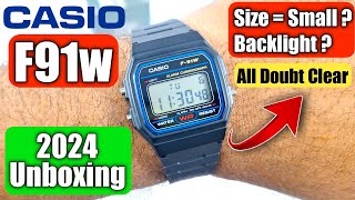 Casio f91w unboxing amp Review  Casio f91w In 2024 🔥 [upl. by Nairbal74]