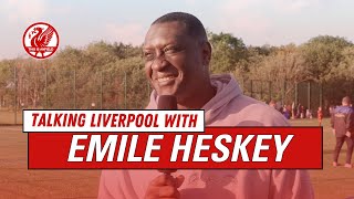 The treble THAT McAllister goal amp Gerard Houllier tribute Emile Heskey Exclusive Interview [upl. by Sylvester52]