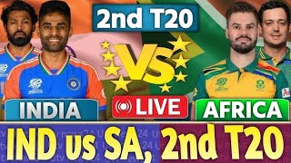 India vs South Africa 2nd T20  Live Cricket Match Today  IND vs SA Live Match Today  IND vs SA [upl. by Ahar44]