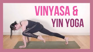 Vin to Yin  1 Hour Yoga for Core Strength amp Flexibility [upl. by Sybley539]