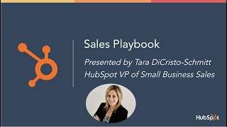 Having an Effective Sales Playbook and Process with Tara DiCristoSchmitt at HubSpot  WIR HUG [upl. by Htebzile]