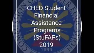 CHED Student Financial Assistance Programs StuFAPs2019 [upl. by Nosreip808]