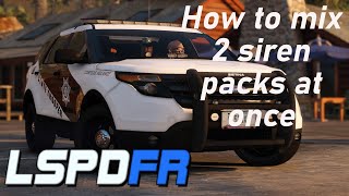 GTA 5 LSPDFR Tutorials  How To Make a RegularRumbler Siren Combination [upl. by Cofsky]