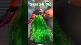 Mix Color Peekaboo💚Glueless 2x6 HD Lace Closure Quick Weave  Middle Part amp Layer Cut Ftulahair [upl. by Abdel]