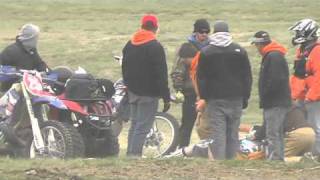 Horrible Crash at the 2011 Desert 100 in Odessa Wa [upl. by Euqnomod313]