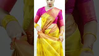 Saree draping guide in easy amp simple steps  Party wear saree draping  Easy saree wear [upl. by Alekin]