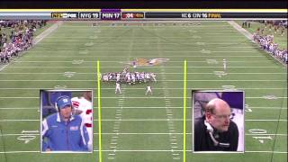 Vikings Clinch Division Championship vs New York Giants 720p Hauppauge HD PVR [upl. by Gladys]