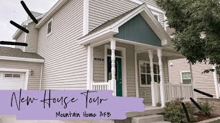 NEW HOUSE TOUR  Mountain Home AFB onbase Housing [upl. by Aikemot]