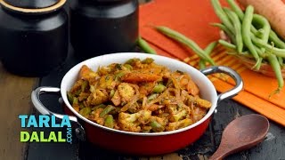 Vegetable Jalfrazie Veg Punjabi Restaurant Style Jalfrazie by Tarla Dalal [upl. by Coyle616]