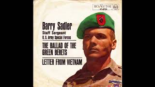 Ballad of the Green Berets  Ssgt Barry Sadler 1966 [upl. by Anum]