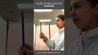 Gaze Stabilization Exercises  Concussion Rehabilitation Exercises  Propel Physiotherapy [upl. by Brigida]