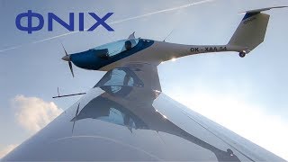 First flight of pure electric airplane ΦNIX [upl. by Swartz]