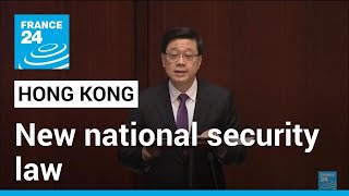 Hong Kong adopts contentious law giving government more power to quash dissent • FRANCE 24 English [upl. by Calvina]