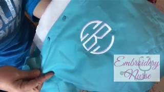 How to Embroider Different fabrics WITHOUT puckering [upl. by Asilet367]