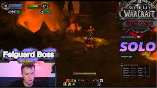 Ragefire Chasm SOLO Defeated or Deleted WoW classic HARDCORE CHALLENGE [upl. by Nilecoj]