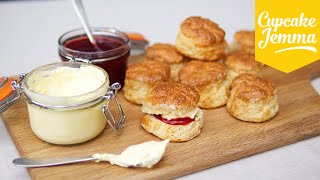 How to make perfect English Scones  Cupcake Jemma [upl. by Uriah]