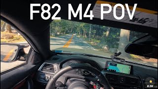 2018 F82 M4 Mountain Backroads Driving POV 4K [upl. by Carma398]