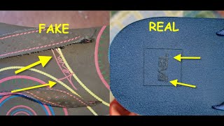 Teva sandals real vs fake How to spot fake teva flip flops and slides [upl. by Aleron]